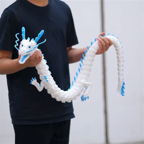 3D Printed dragon,Flexible Joint Animal lacertid Figurines,Realistic ... - muktibox.com