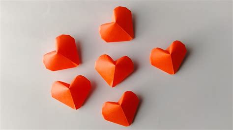 3D Paper Heart Tutorial & Template Paper Kawaii