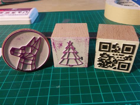 3D Print Custom Stamps Using Inkscape and OpenSCAD Make