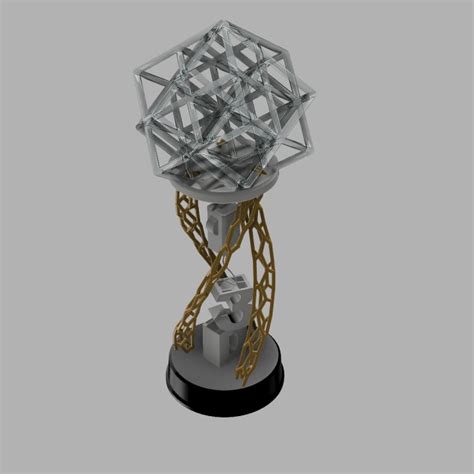 3D Printable 3D Printing Industry Awards 2018 Trophy by The3dNerd!