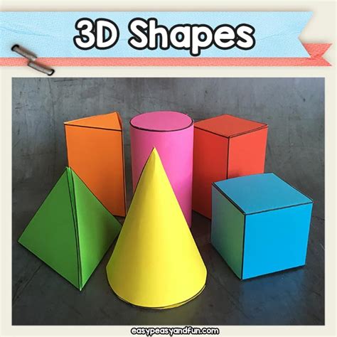 3D Printable Shapes Templates