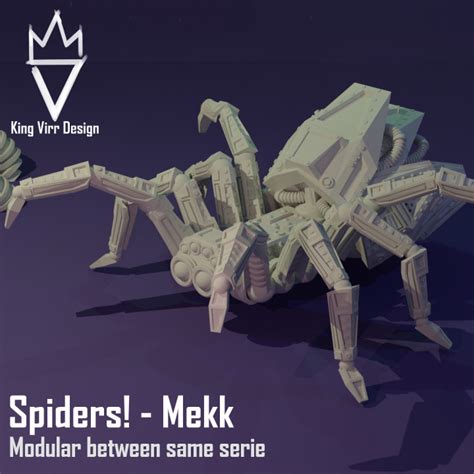 3D Printable Spider by King Virr Design