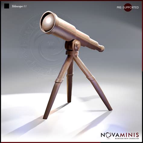 3D Printable Telescope 01 by NOVAMINIS