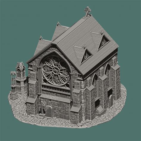 3D Printable The Church of Light by Mythic Miniatures