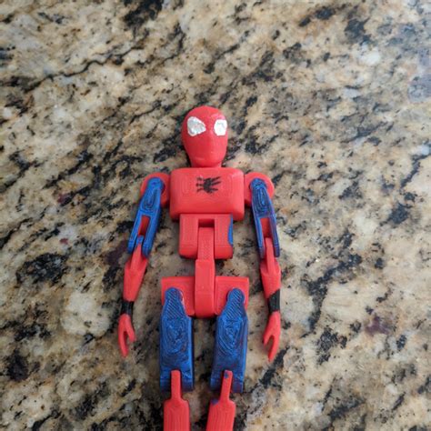 3D Printable spider man action figure by Holden