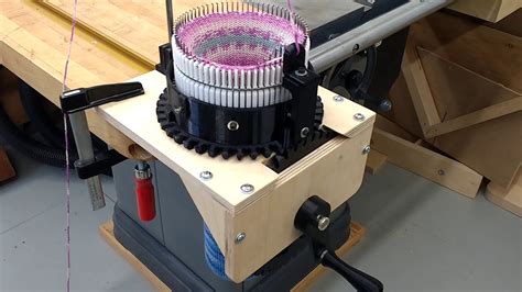 3D Printed Circular Sock Machine Circular knitting machine, Machine