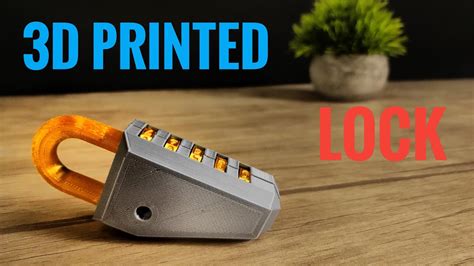 3D Printed Combination Secure Lock 3D Printing Timelapse YouTube
