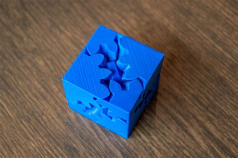 3D Printed Cube Gears Puzzle from 3DPStuff on Tindie