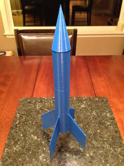 3D Printed Model Rocket Random Engineer