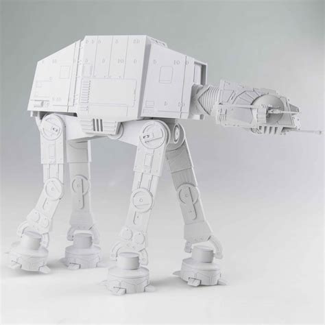 3D Printed an ATAT. StarWars