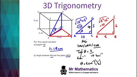 3D Pythagoras - Corbettmaths - YouTube