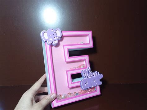 3D Shaker Letter Svg "E" 3D Letter svg File for Cricut 3D Letter