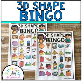 3D Shape Bingo - Primary Playground