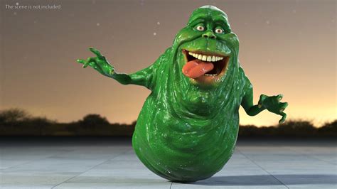 3D Slimer Ghost Character Rigged for Maya - TurboSquid 2056743