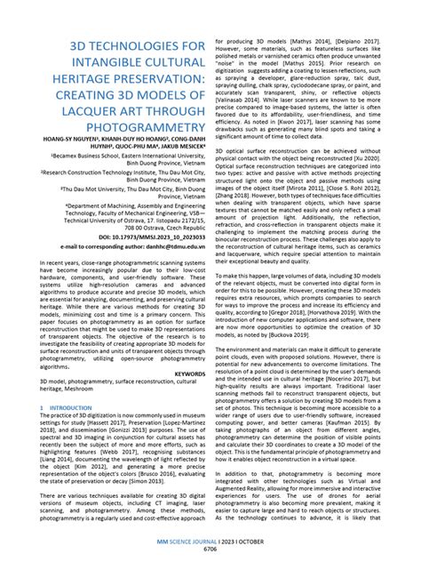 3D technologies for intangible cultural heritage preservation ... - muktibox.com