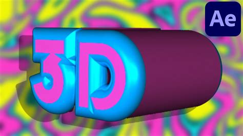 3D Text Animation in Adobe After Effects No Plugins! YouTube