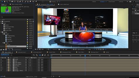3D Virtual studio After Effects template free Download MTC TUTORIALS Virtual studio