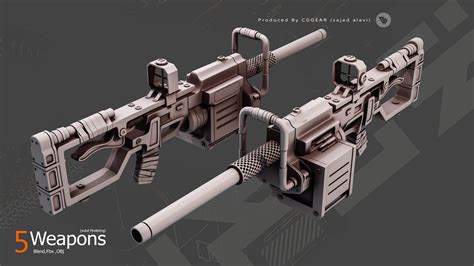 3d Weapon Models for Game Development | ArtStation - muktibox.com