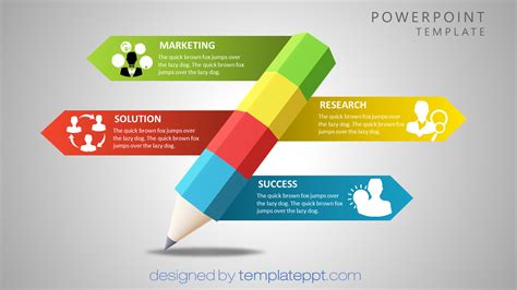 3D animated PowerPoint templates free download using Paint 3D and Morph transition Powerpoint