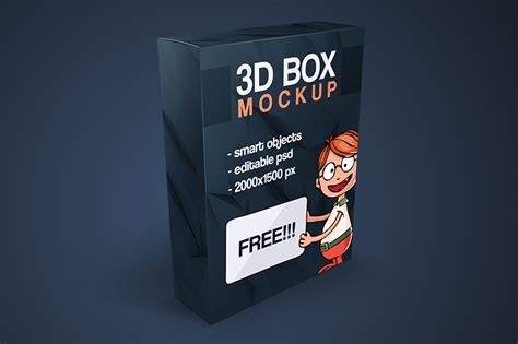 3D box PSDGraphics