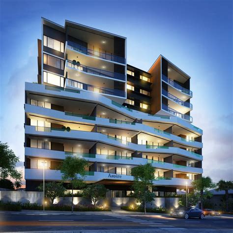 3D exterior render by Power Rendering. Commercial architecture