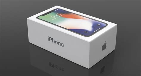 3D iphone x box model TurboSquid 1301013
