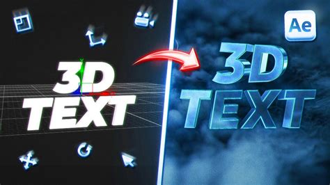 3D text After Effects Text tutorial, Tutorial, 3d text