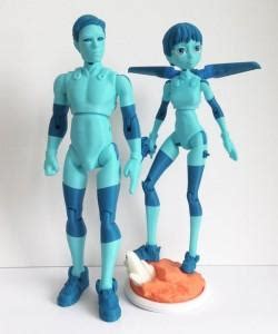 3DKitbash Unveils First Printed Models of NiQ, the Easily 3D Printable