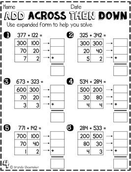 3Digit Expanded Form Addition (A)