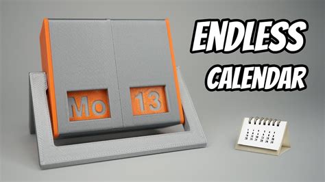 3Dprinted Vintage "Perpetual" Flip Calendar YouTube