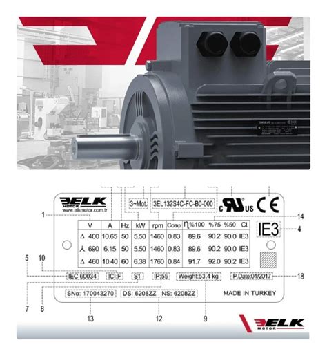 3EG225M4D Elk Motor. 