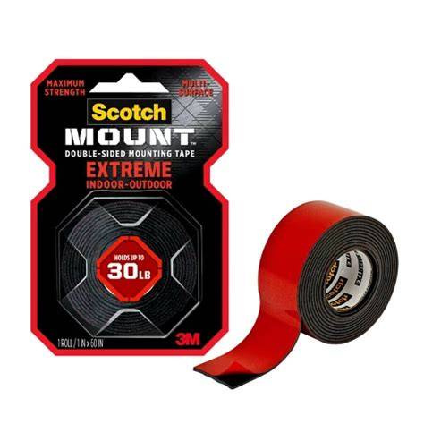 3M Extremely Strong Mounting Tape 1"x60" - Target - raincitystudios.com