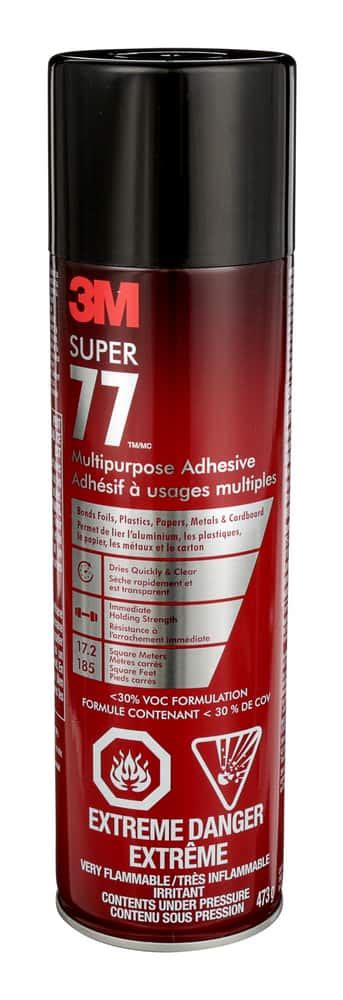 3M Super 77 Multi-Purpose Spray Adhesive Glue For Paper, …