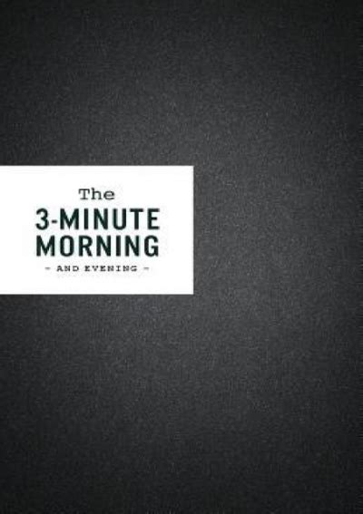 Read Online 3Minute Morning Journal Intentions  Reflections For A Powerful Life By Michael S Sorensen