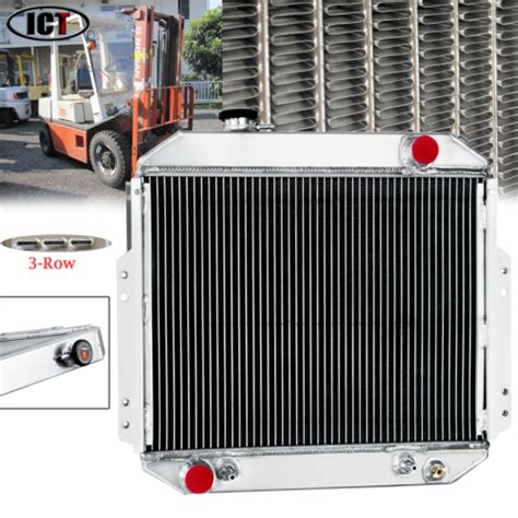 3Row SPAWON Aluminum Radiator For Nissan Forklift A10 A25 …