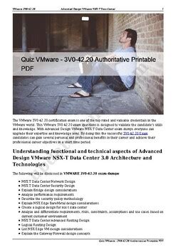 3V0-42.20 PDF Testsoftware