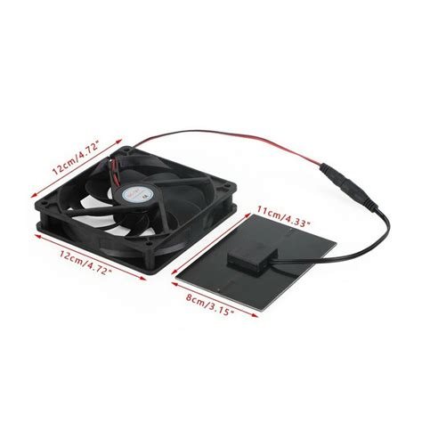 3W 5V 2A Solar Panel Fan Solar Powered Exhaust Fans Kit For Chicken …