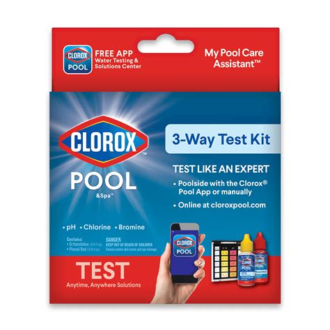 3Way Test Kit Test Strips + Kits Clorox® Pool&Spa™