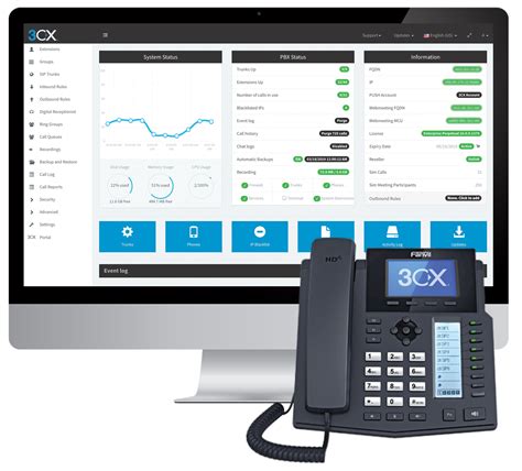 3CX, Inc., is a software development company and developer of the 3CX Phone System, a business communication system that includes phone calls, video conferencing, live chat, Facebook and inbound WhatsApp messaging integration. History..