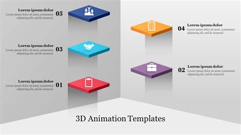 3d Animation Powerpoint Templates