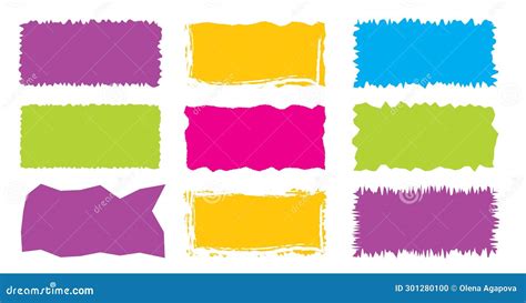 3d Coloring Effect On Jagged Rectangle