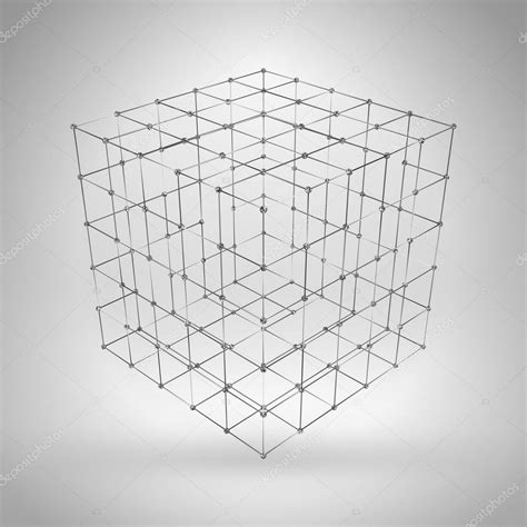 3d Cube Wireframe Pictures, Images and Stock Photos