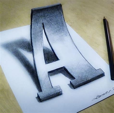 3d Drawing Alphabe