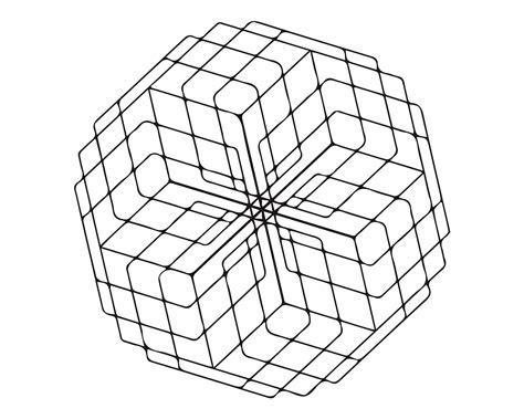 3d Geometric Coloring Pages Iconmaker Info