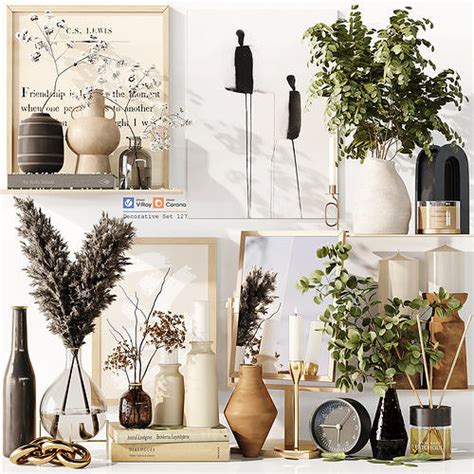 3d Model Decorative Set 127 Free Download