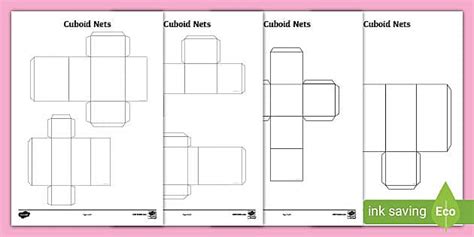 3d Nets Printable Cuboid