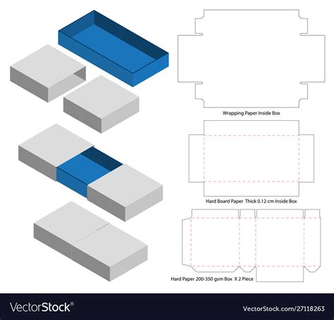 3d Rectangle Box 3d rectangle template 3d 3d rectangle, Templates