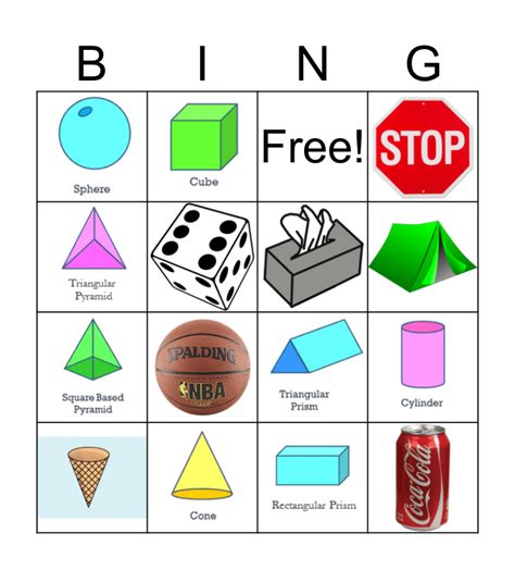 3d Shape Bingo - Resources: Queries, Suggestions, Links - The ...