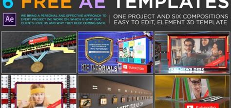 3d Virtual Studio After Effects Template Free Download Mtc Tutorials