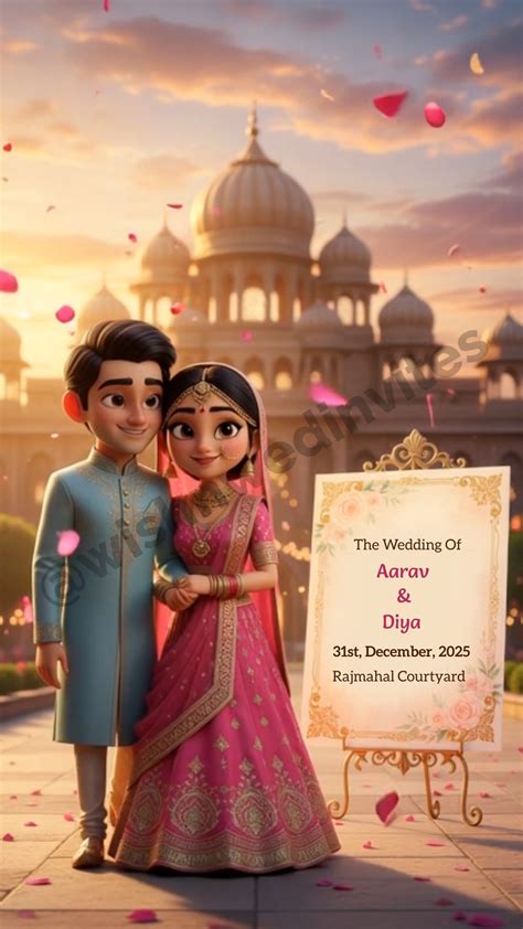 3d Wedding Invitation Video Templates